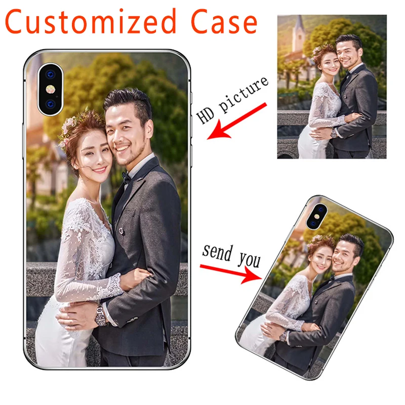 Welcome Your Own Design Picture Logo Young Personalized Custom Make Phone Case For iPhone 7 8 X XS XR Xiaomi Redmi Huawei |