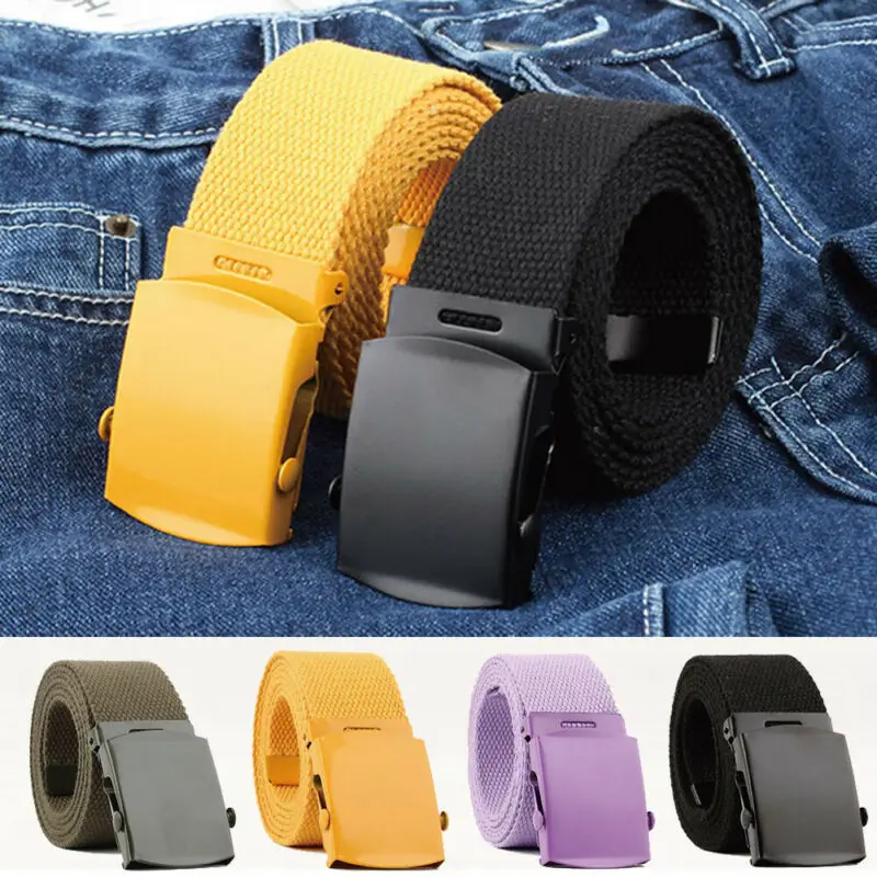 Ремень женский однотонный повседневный длинный пояс с пряжкой из сплава в стиле