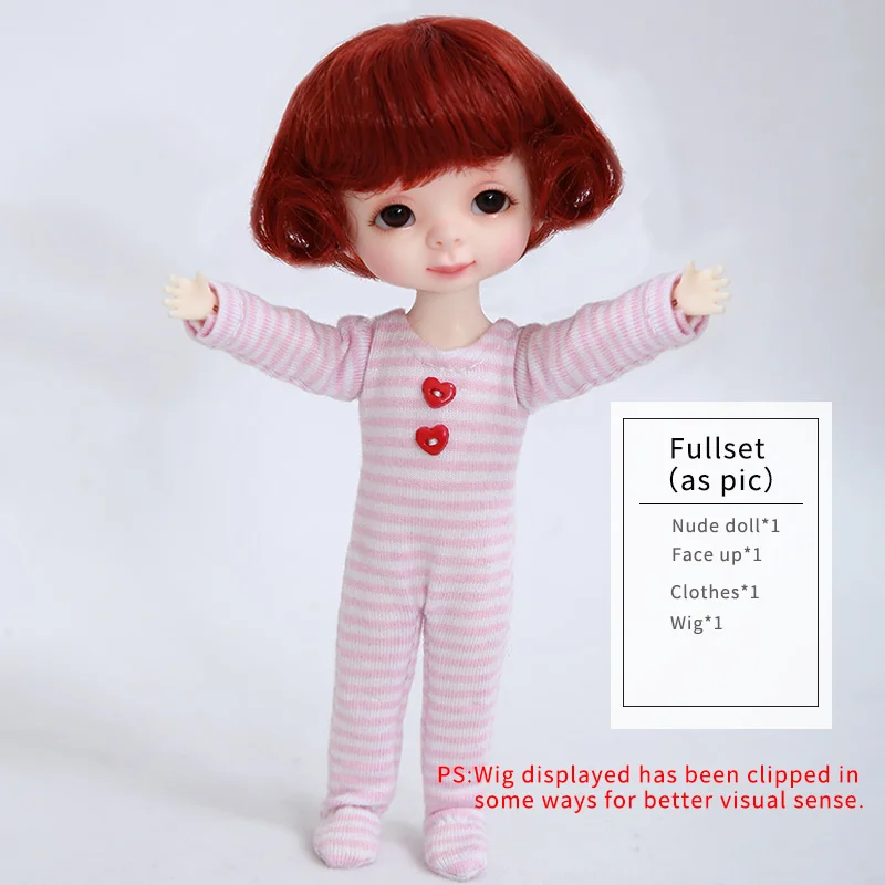 Full set in aspic Dollbom Genny 1/8 BJD SD куклы мальчик и девочка игрушки на день рождения Рождественский подарок - Цвет: Full set in aspic