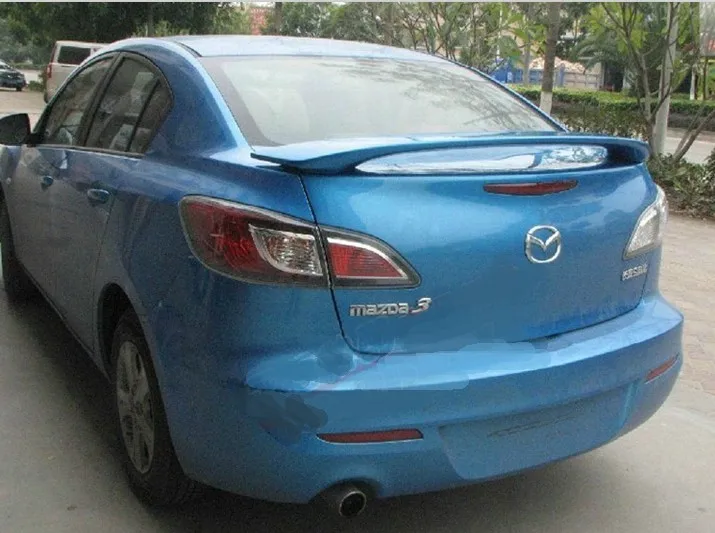 Для Mazda 3 спойлер звезды высокое качество ABS Материал заднего крыла первоклассника Цвет задний спойлер для Mazda 3 Mazda3 спойлер 2010-2013