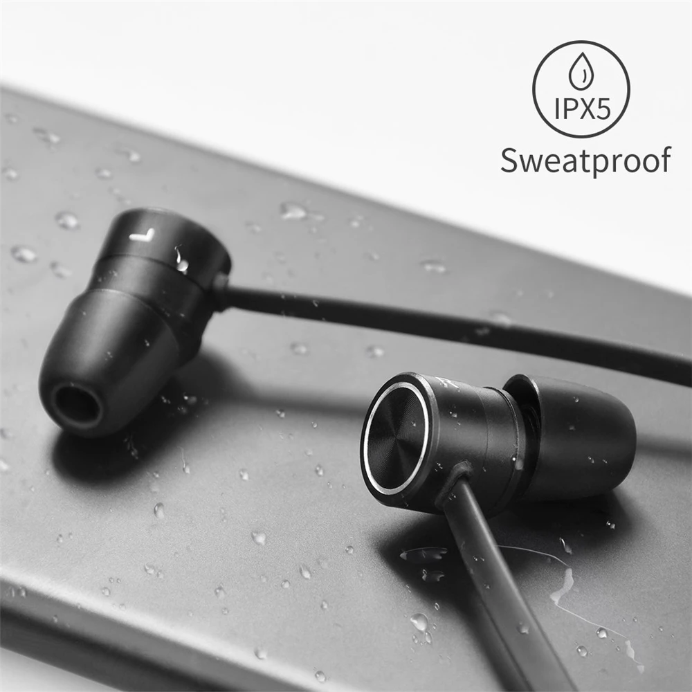 IPUDIS Neckband Bluetooth Headphone Sport Wireless Earphone Magnetic Earbuds HiFi Headset with Microphone | Электроника