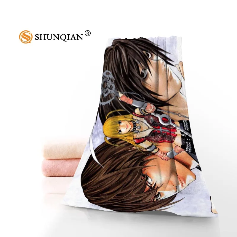 Новое пользовательское полотенце Death Note с принтом хлопковая ткань для