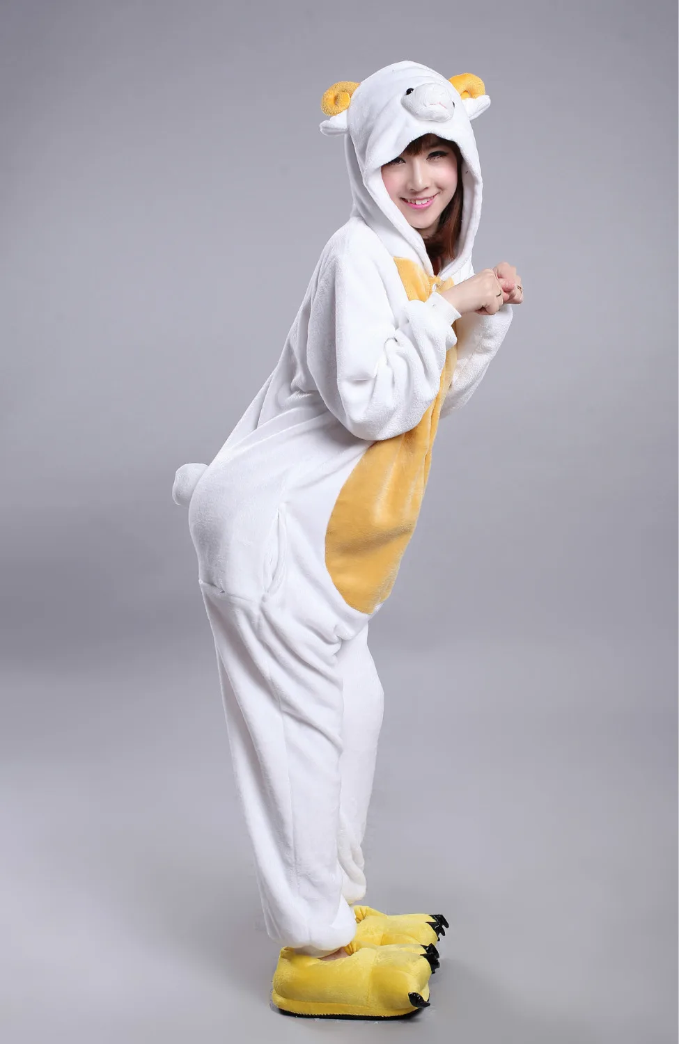 Kigurumi Onesies Cosplay party Cartoon 12 zodiac sheep Unisex Pajamas Anime Costume Pyjamas Sleepwear Homewear |