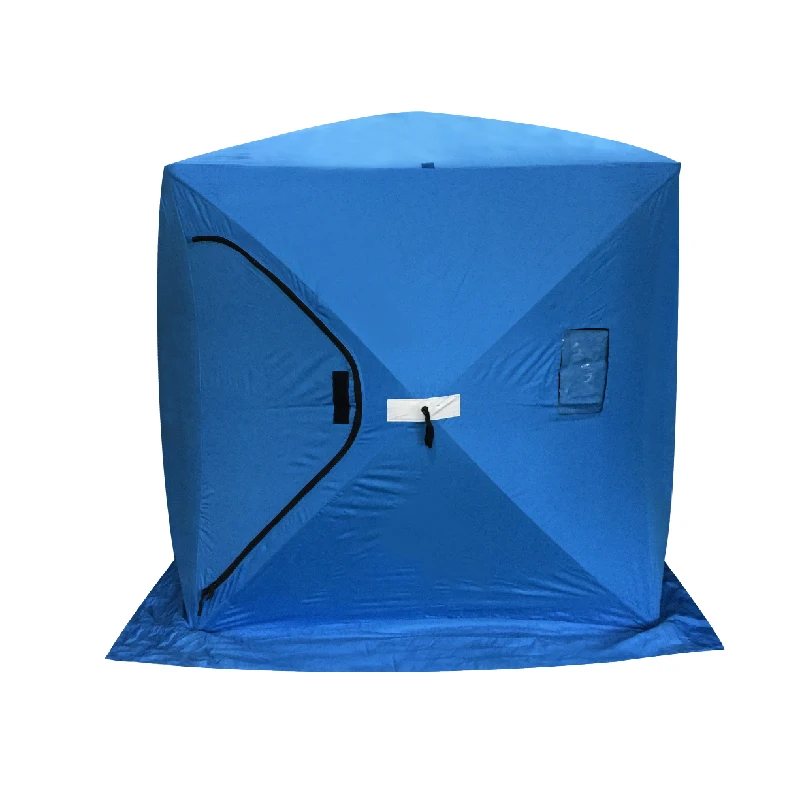 Outdoors Portable 3 Person Ice Fishing Tent with Ventilation Windows and Carry Pack | Tents