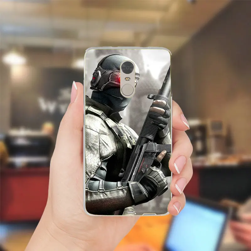 Подвеска Tom clancys Rainbow Six осада символов Мягкие TPU чехол для телефона Xiaomi Redmi Mi Note 2 3 S
