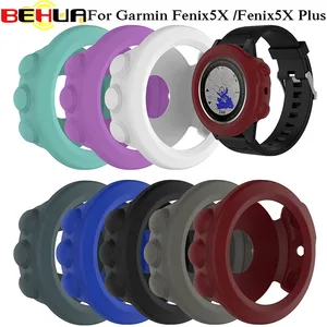 silicone case for garmin fenix 5x plus gps smartwatch exquisite soft case protector cover for garmin fenix 5 x smart sport watch free global shipping