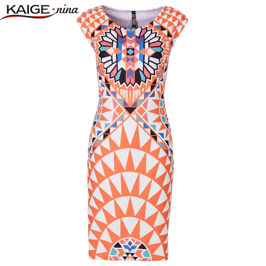 Женское платье без рукавов с круглым вырезом и принтом|dress sexy|dresses sexy dresssexy casual dresses