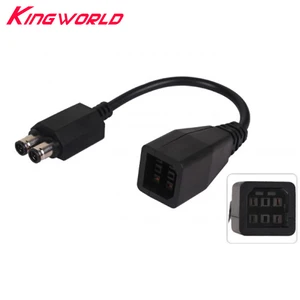 Высококачественный 2-портовый адаптер питания переменного тока, переходник, кабель-преобразователь для XBOX 360 в Xbox 360 Slim