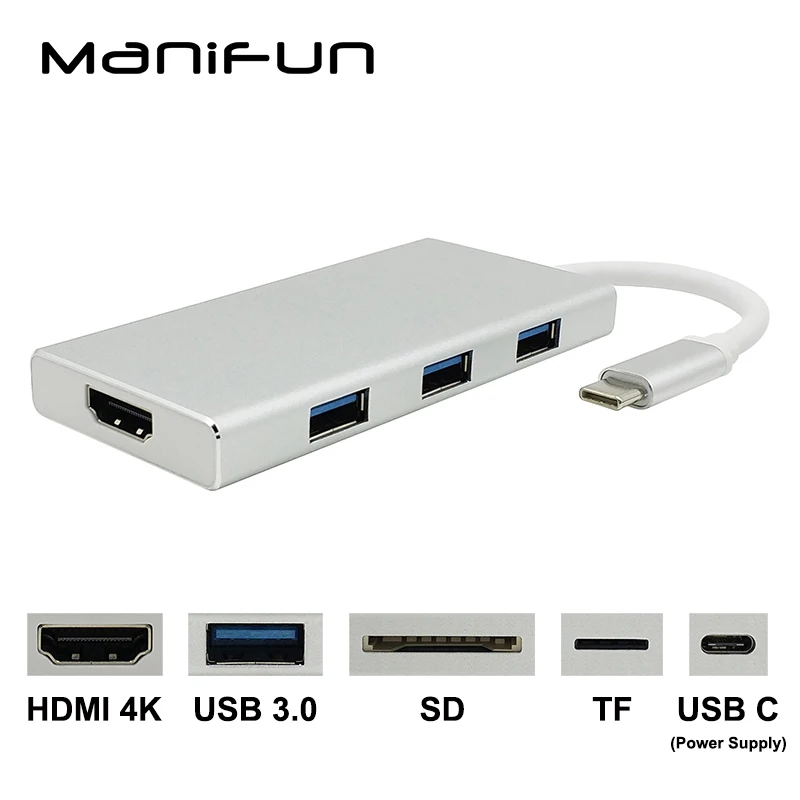 USB C на HDMI адаптер Тип Кабеля к портом Thunderbolt 3 для MacBook samsung Galaxy S9/S8 Note 9 huawei P20 Pro HDMI| |