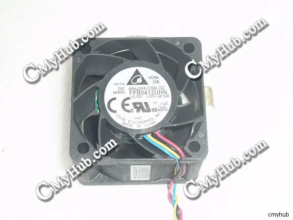 Для DELTA ELECTRONICS FFB0412UHN 9E1GR 12 В постоянного тока 4028 A 4 см 40 мм 40x40x28 8 контактов