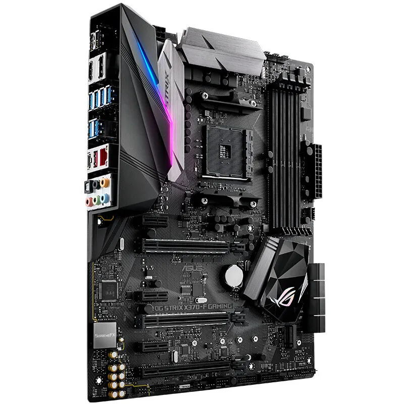 Игровая системная плата Asus ROG STRIX X370 F AMD Socket AM4|Материнские платы| |