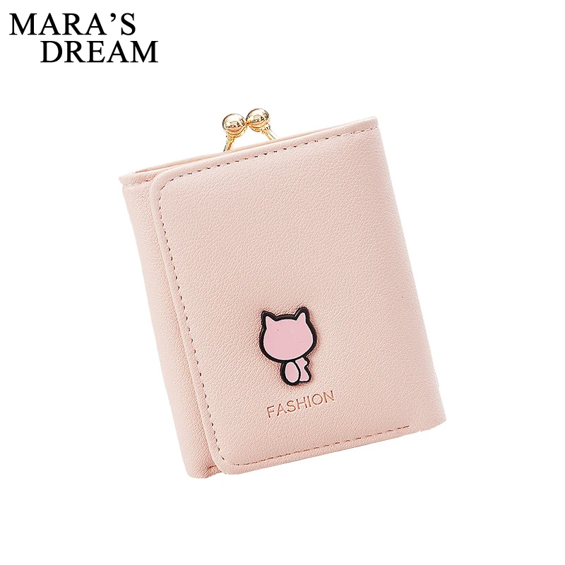 Женские кошельки Mara's Dream 2018 маленькие с кошкой женские новые мини клатч