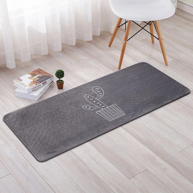 Простой корейский кухонный коврик 50x120 см домашний декор для входной двери