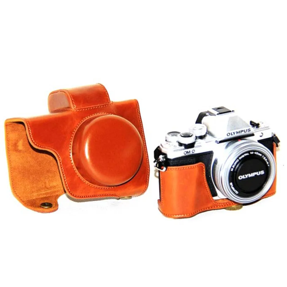 Защитный чехол из искусственной кожи для Olympus OMD EM10 II III MK2 MK3 с объективом 14 42