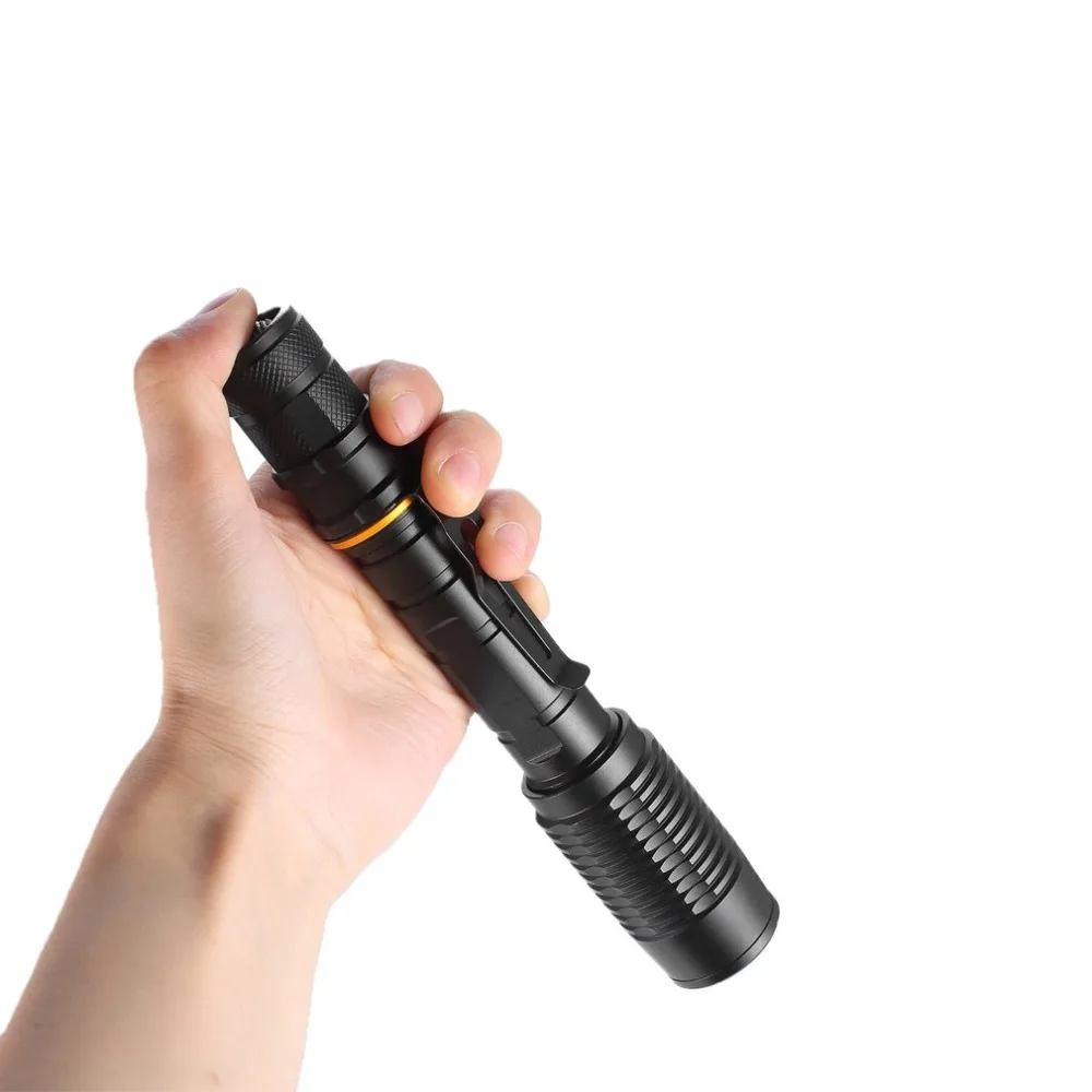 LED Flashlight Outdoor Camping Portable Mini Battery Powered 5 Mode Focus Adjustable Strong Light Torch Headlight | Лампы и освещение