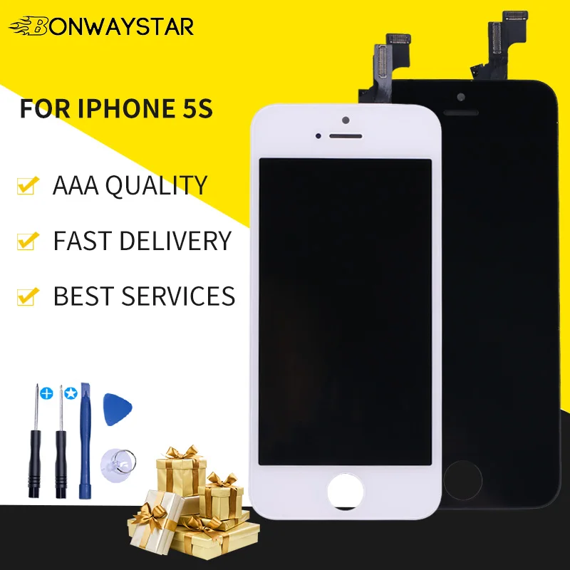 Дигитайзер в сборе экран для iphone 5s дисплей сенсорный емкостный Для A1453 A1557 A1518 A1528