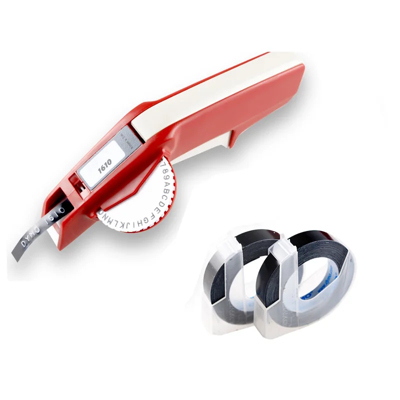 Dymo 1610 ручная этикетка для 3D Тиснения пластиковые ручные этикетки принтеры машина