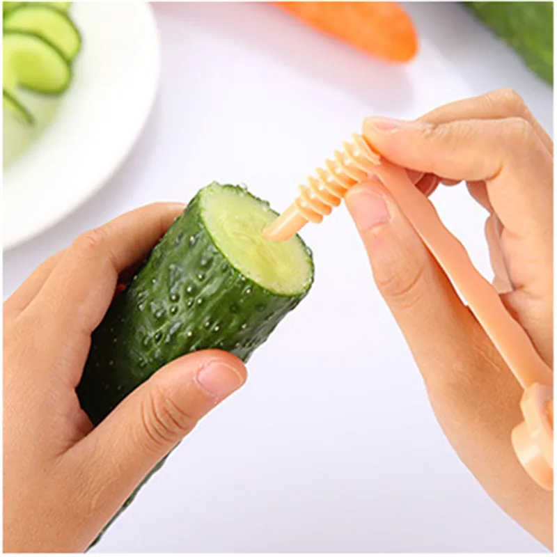 1pcs Kitchen Vegetables Cutter Carrot Spiral Slicer Cutting Models Potato Cooking Accessories Home Gadgets | Дом и сад