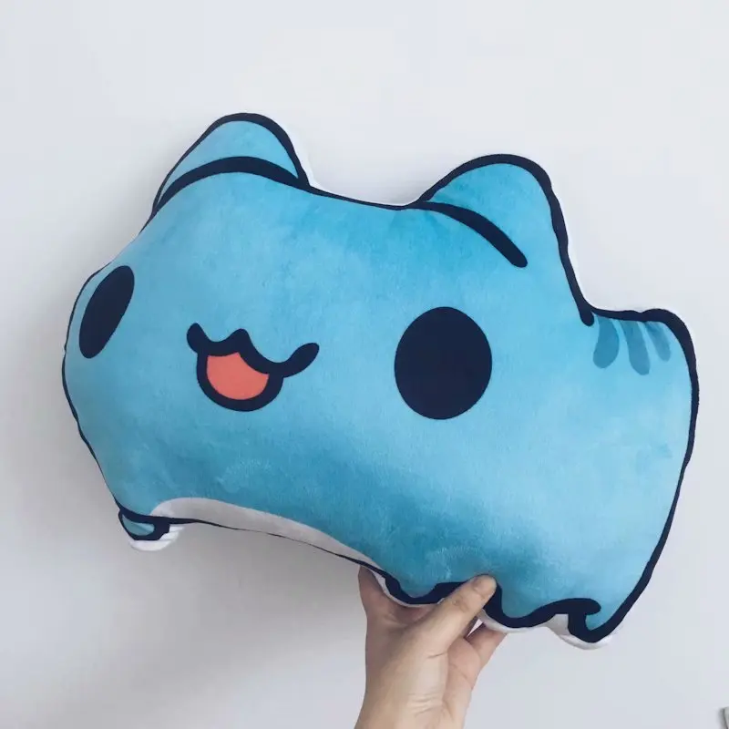 Candice guo! Супер милая плюшевая игрушка аниме синяя кошка capoo мягкая набивная