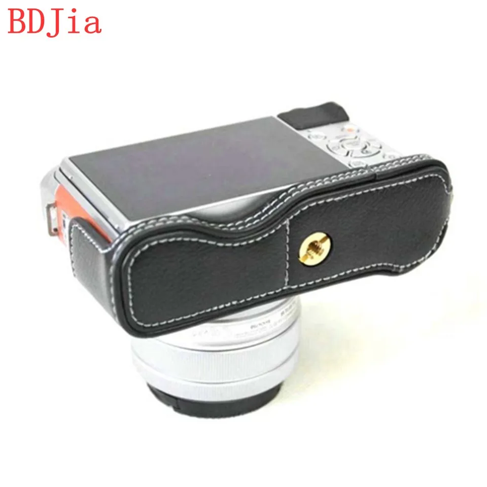 Натуральная Воловья кожа корпуса для половины камеры база Fujifilm XA7 XA20 XA5 XA10 XA3 с