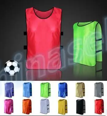 

10pcs adult kid soccer football basketball group against scrimmage vest marathon combat training vest tank top lacrosse jerseys