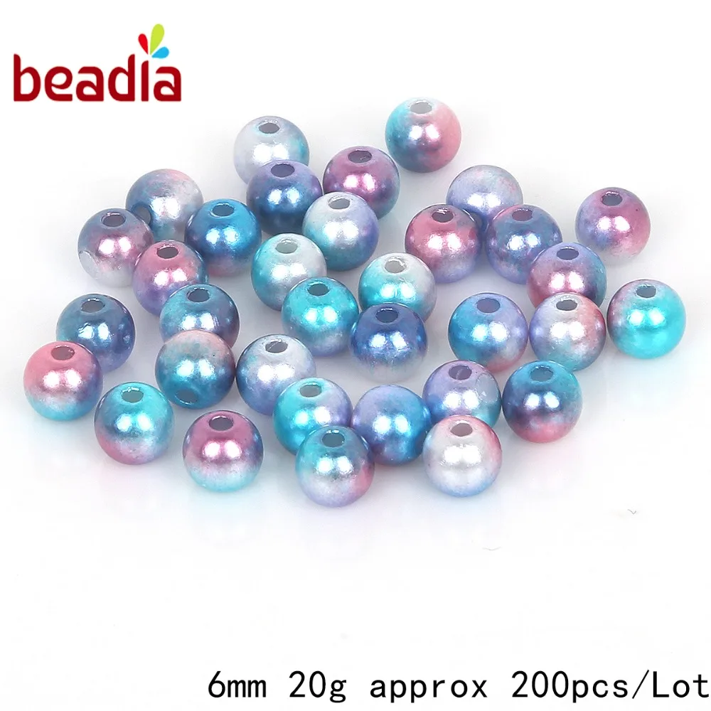 Size 4/6/8/10mm Top Quality ABS Imitation Pearl Plastic Round Beads For DIY Handmade Carft Phone Case Decoration Jewelry Making | Украшения