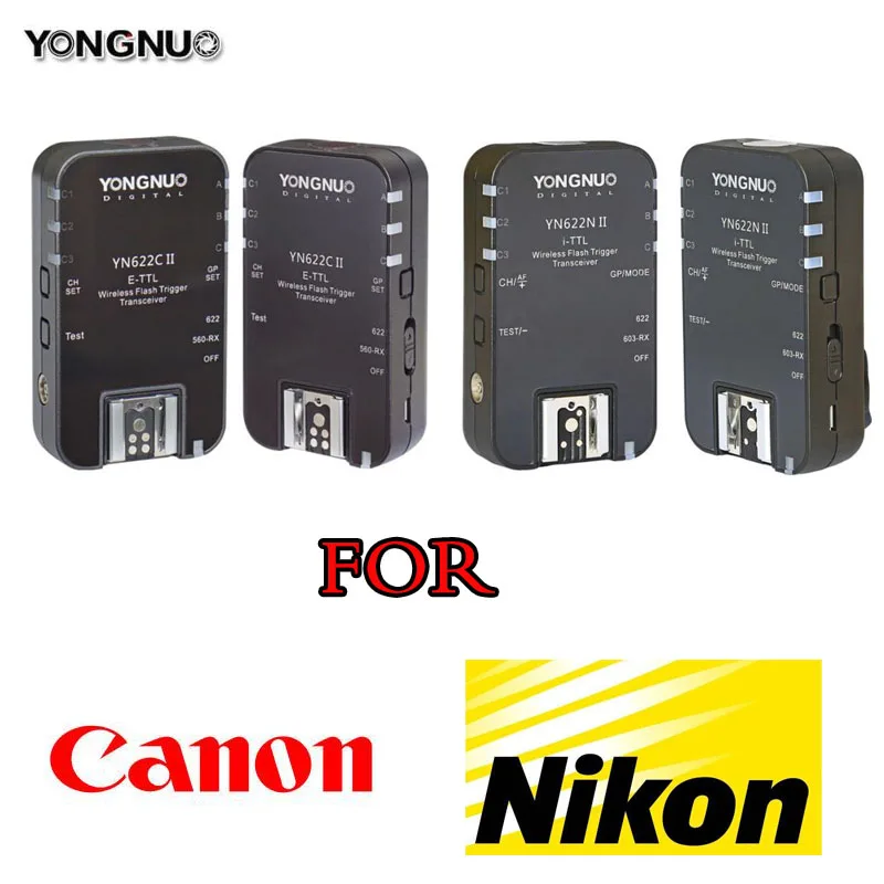 Yongnuo YN622C/НИИ YN 622C/N II HSS ttl Беспроводной вспышка триггера приемопередатчик для Canon