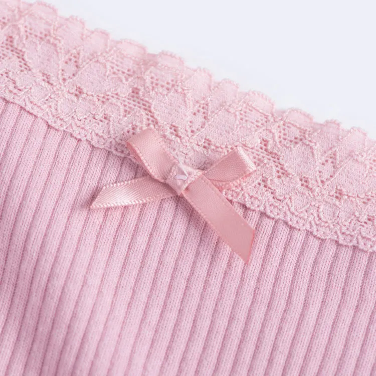2019 Special Offer New Cotton Striped Briefs Bow Panties Thong Cute Bowknot Breathable Ladies Underwear Comfortable Elastic |