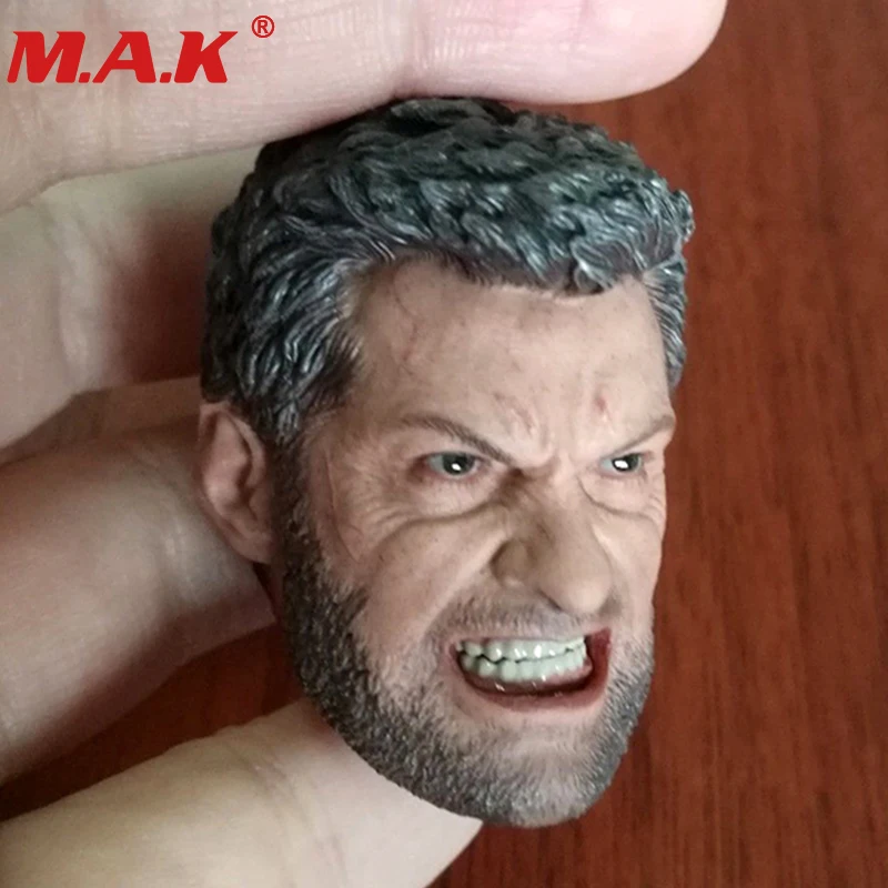 Модель для резьбы по голове Hugh Jackman в масштабе 1/6 голова версии злого подходит