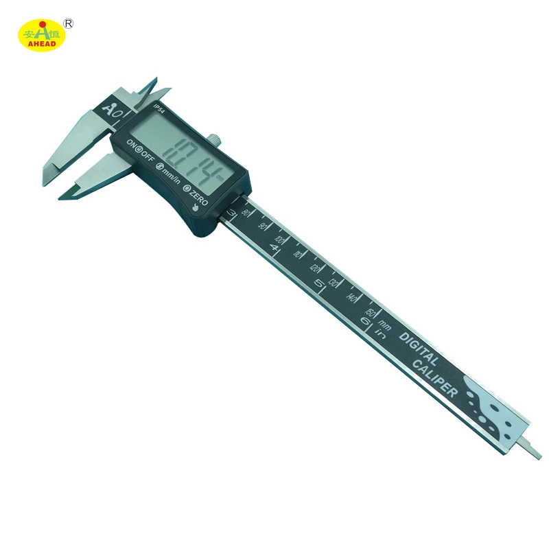 Digital Caliper IP54 coolant proof digital full-screen LCD display 11-154F | Инструменты