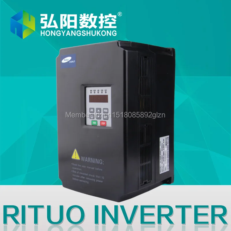 RITUO 4.0KW VFD frequency inverter of  220v 3.7kw VFD Variable Frequency  inverter