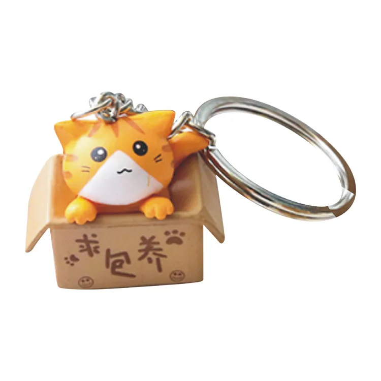 Серия с персонажами из мультфильмов о животных Кот брелок gato котенок модные Забавные милые Подвески брелки porte clefs sleutelhanger детские подарки игрушки