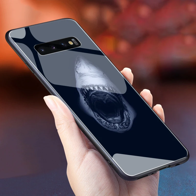 Стеклянный чехол Lavaza из ТПУ для Samsung Note 8 9 S7 S8 S9 S10 A10 A20 A30 A40 A50 A60 A70 Edge Plus | Мобильные