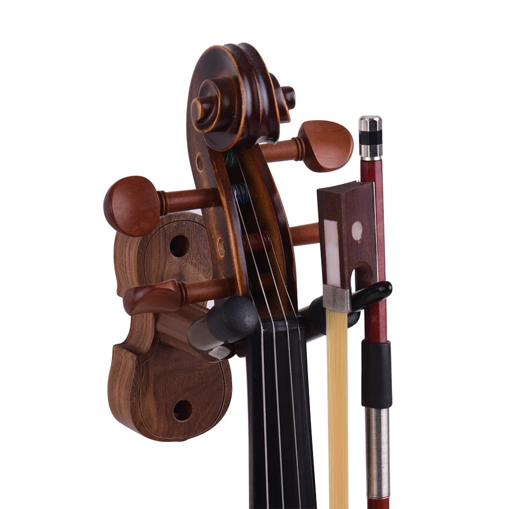 Высокое качество настенное крепление Скрипка вешалка крючок Хранитель с бантом