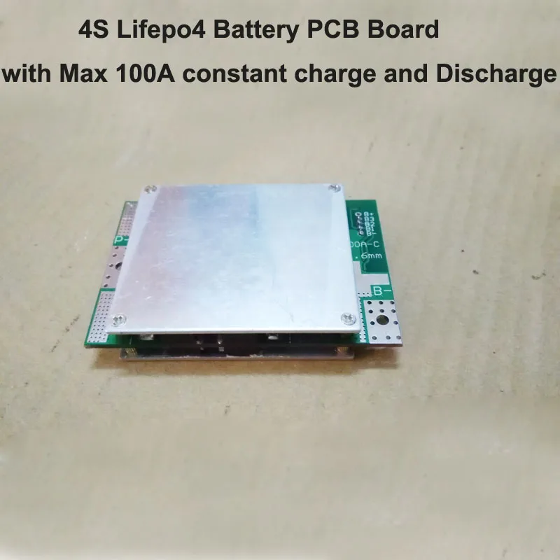 4S 12 В или 15 В и 14,6 в Lifepo4 батарея PCB с 100А ток заряда и разряда подходит для 4S Lifepo4 18650 батареи BMS