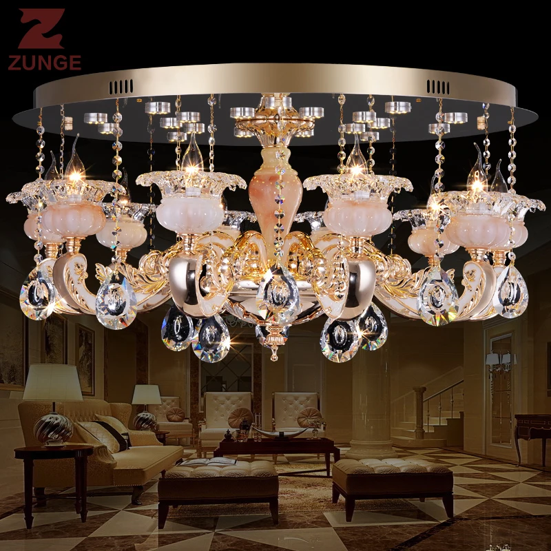 Современная хрустальная люстра для гостиной люстры de cristal Z179 из цинкового сплава
