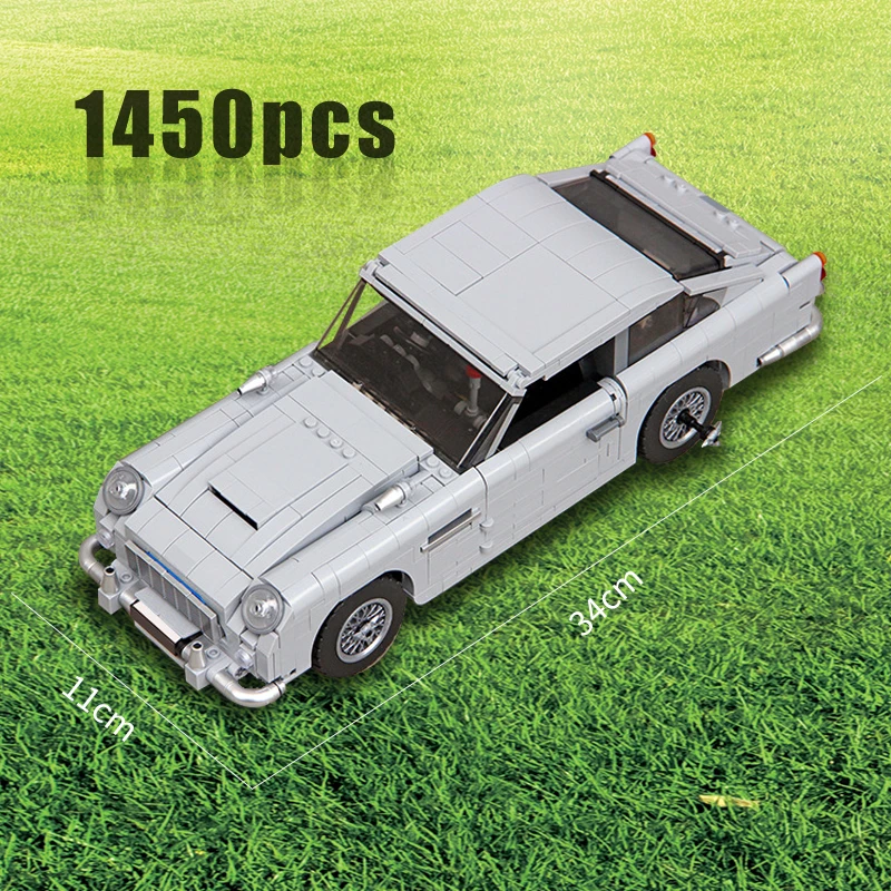 Совместимые с technic серии 10262 Aston Martin DB5 Набор строительных блоков Кирпичи Детские модели автомобилей подарки игрушки