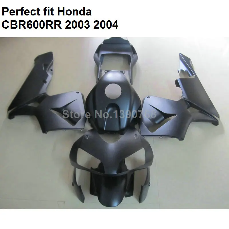 Литья под давлением обтекатель для Honda metta черный CBR 600RR 2003 2004 обтекатели комплект