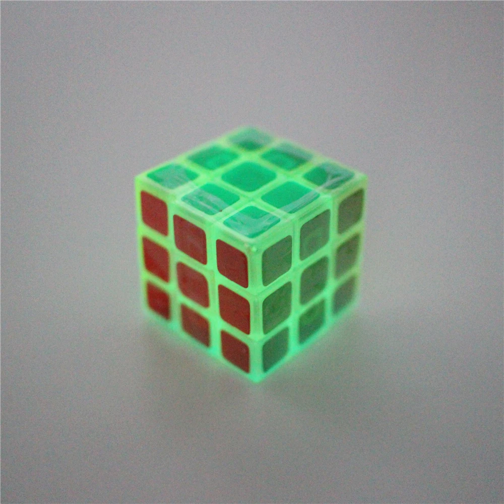 Zcube брелок магические кубики 3x3x3 Кубики-головоломки зеленый светильник