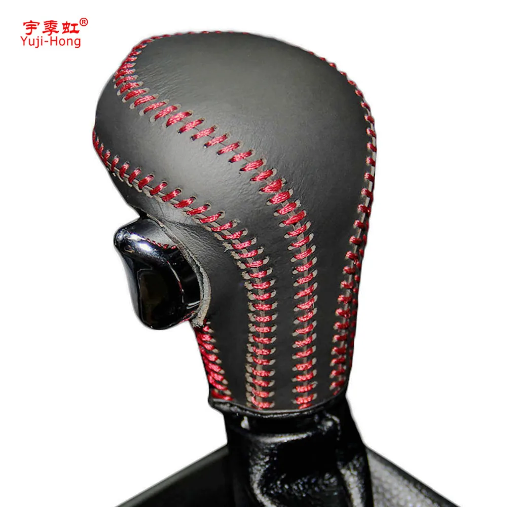 Чехол Yuji Hong из натуральной кожи для Audi A4 A5 A8 Q3 Q5 Q7 2009 2010|gear cover|shift collarscar gear cover |