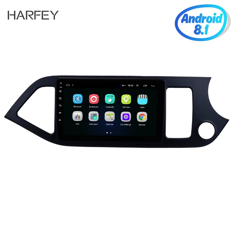 Harfey 9 &quotHD сенсорный экран 2din Android 8 1 автомобильный мультимедийный плеер для 2011 2012