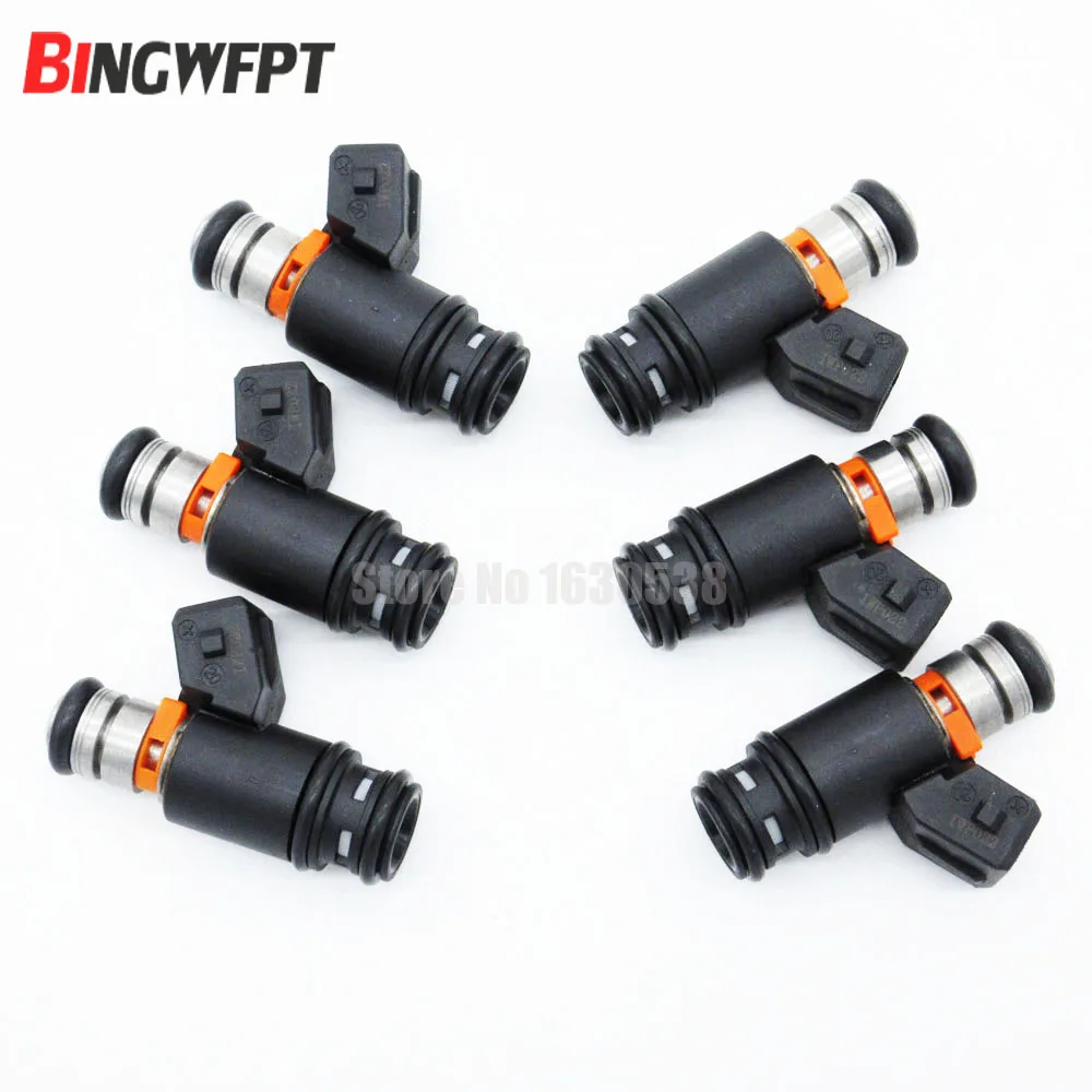 6 шт./лот IWP022 для VW Volkswagen AFP VR6 2 8 AES Euro Van Golf Jetta топливный инжектор 805000348303 021906031D|jetta fuel