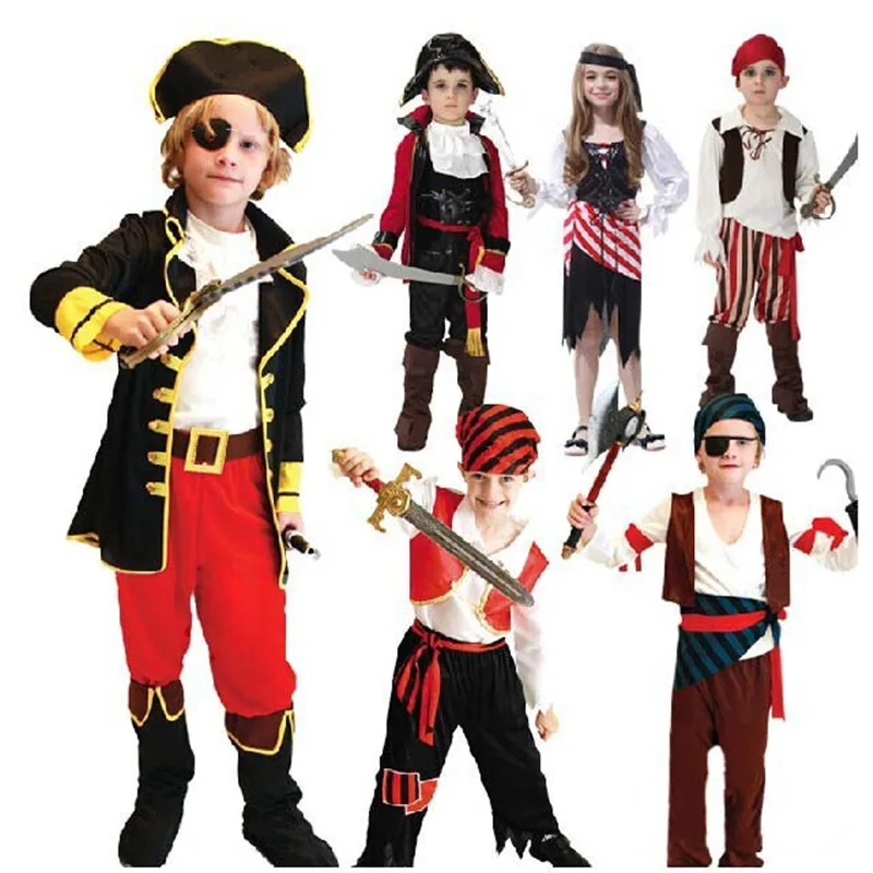 

Carnival Party Costume for Girl Girls Kids Children Pirate Costumes Cosplay Clothing Halloween Christmas