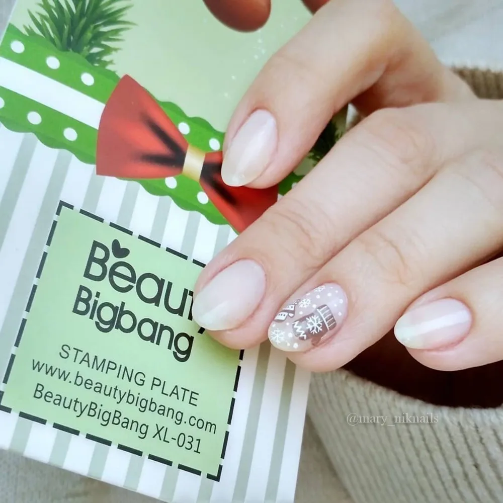 BeautyBigBang штамповка для ногтей с геометрическим рисунком Цветочных Элементов шаблон для ногтей пластина прямоугольный трафарет штамп BBB XL-024