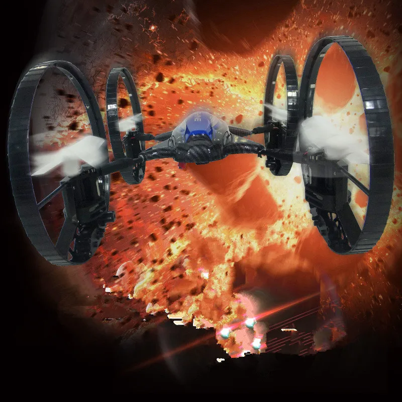 Воздушный земной амфибия 4ch Rc Квадрокоптер CG041 A Key return Headless Mode вертолет 2 4G 360 ролл