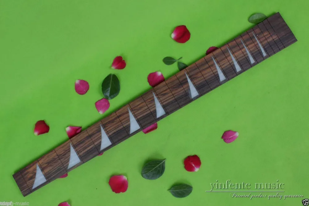 

1x electric Guitar Fretboard rose wood 25.5" nice inlay 24 fret High quality #6