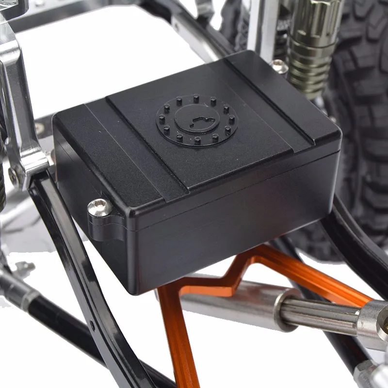 RC CNC сплав SCX10 шасси 1/10 масштаб 4WD Рок Гусеничный рама комплект в сборе с боковой ступенью боковой педали