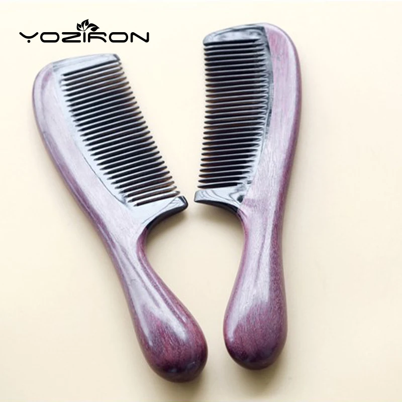 YOZIRON Ox рога дорогой антистатический дерево для массажа прочное сердце sapanwood