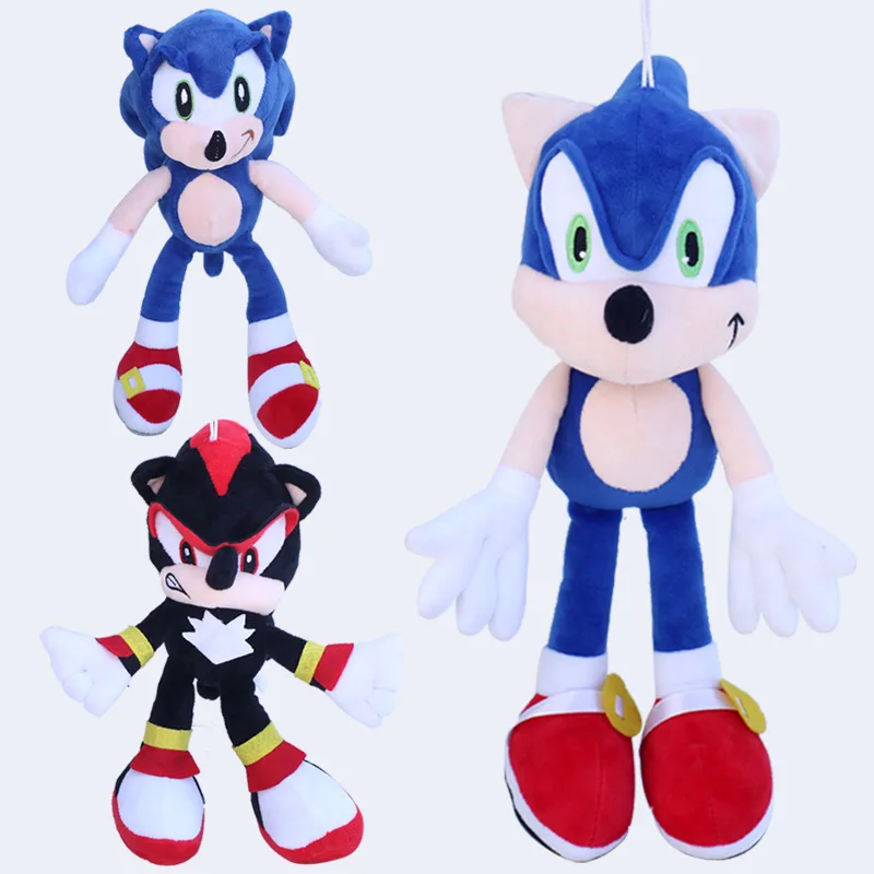 3 шт./лот 30 см Sonic Black Shadow the Hedgehog& Sonic The Hedgehog Плюшевые игрушки куклы мягкие игрушки для детей Подарки для детей