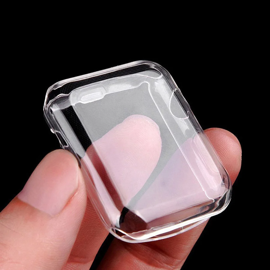 Soft Slim TPU Screen Protector All-around Ultra-thin Cover for iWatch 40mm 44mm accessories Apple Watch Case Series 4 3 2 1 |